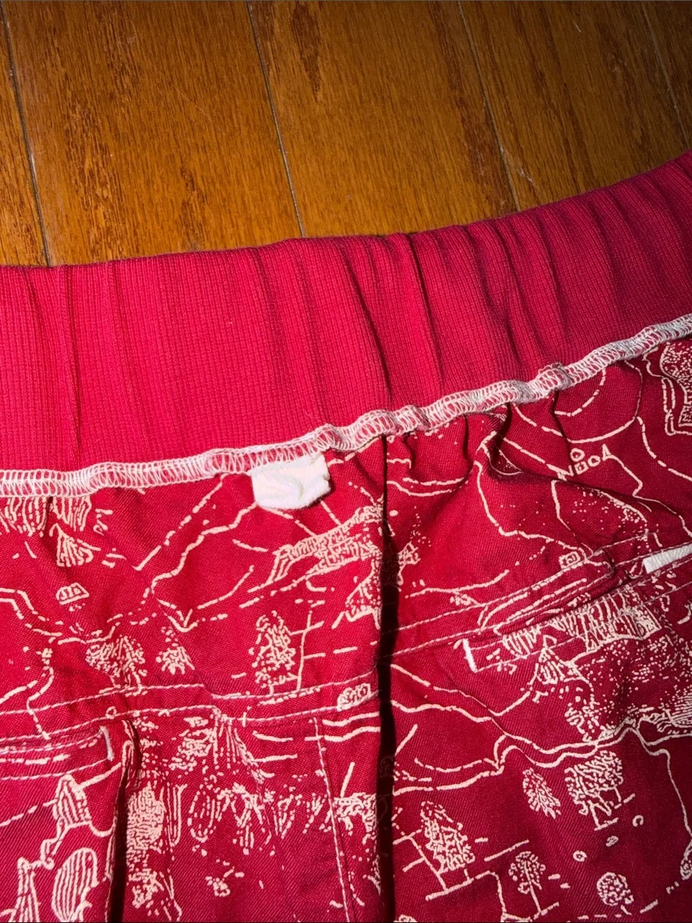 Daily Practice by Anthropologie Magenta Red Athletic Shorts